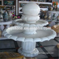 Decorative white marble table top water fountain